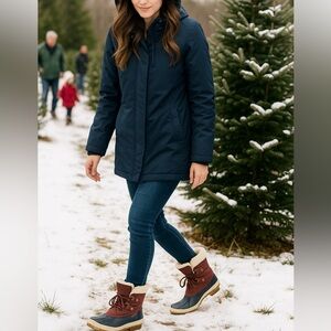 JBU by Jambu Womens Cleveland Burgandy/Blue Waterproof Winter Snow Boots